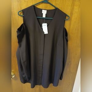 Chico's Faux Sleeveless Top